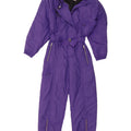Belfe Combinaison de ski pour femme UK 12 Medium Violet Floral Nylon