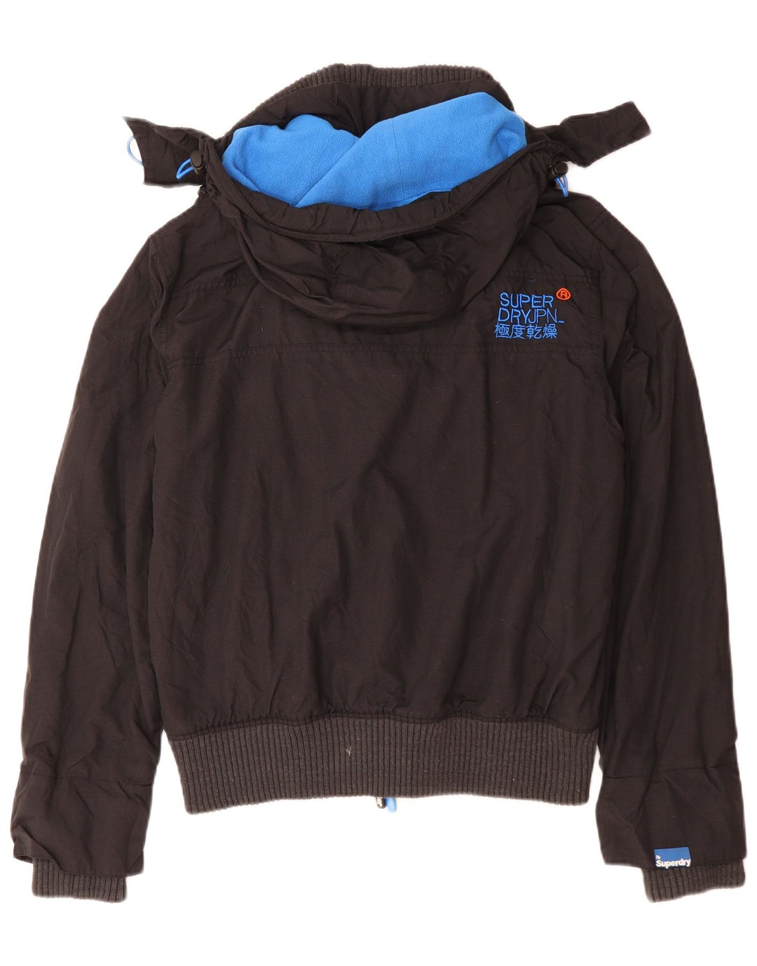Superdry Veste coupe-vent à capuche Windbomber pour homme UK 40 Large Noir