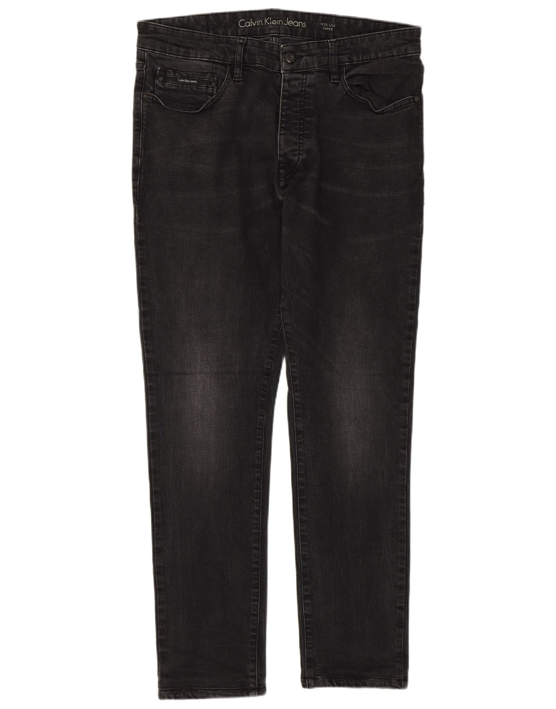 Calvin Klein Jean fuselé W33 L29 homme gris coton