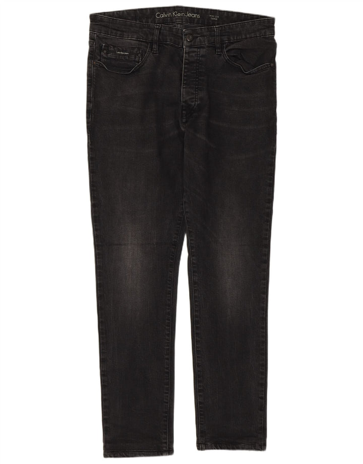 Calvin Klein Jean fuselé W33 L29 homme gris coton