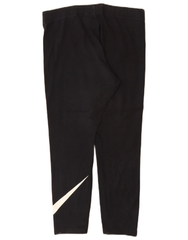 Nike Legging graphique pour femme UK 16 Grand coton noir