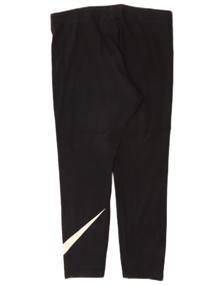 Nike Legging graphique pour femme UK 16 Grand coton noir