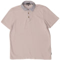 Ted Baker Polo Homme Taille 3 Medium Blanc Viscose