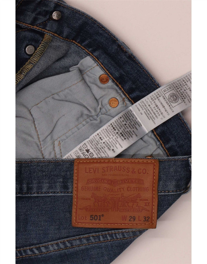 Levi's Jean Droit 501 Homme Bleu W29 L32 Coton