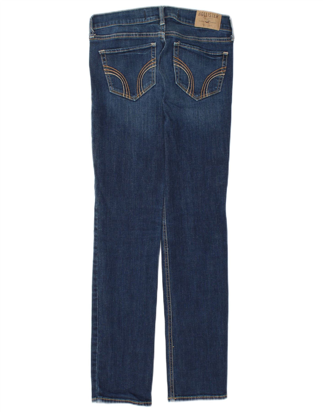 HOLLISTER Jean slim stretch Socal pour femme US 0 XS W24 L31 Bleu Coton