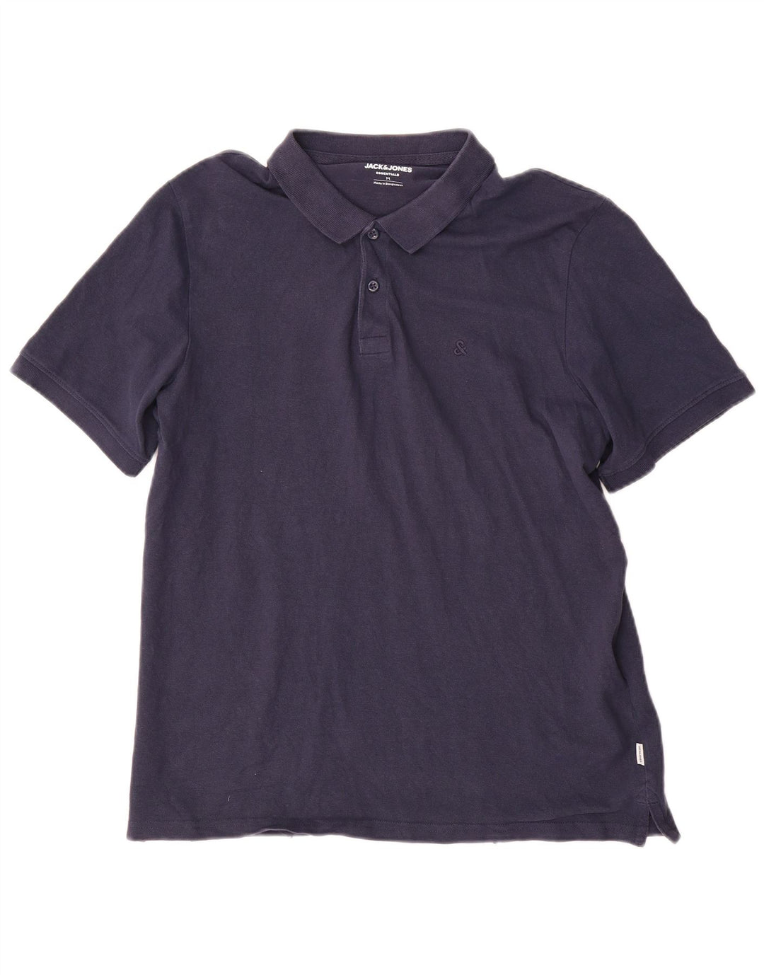 Jack & Jones Polo Homme Bleu Marine Moyen Coton