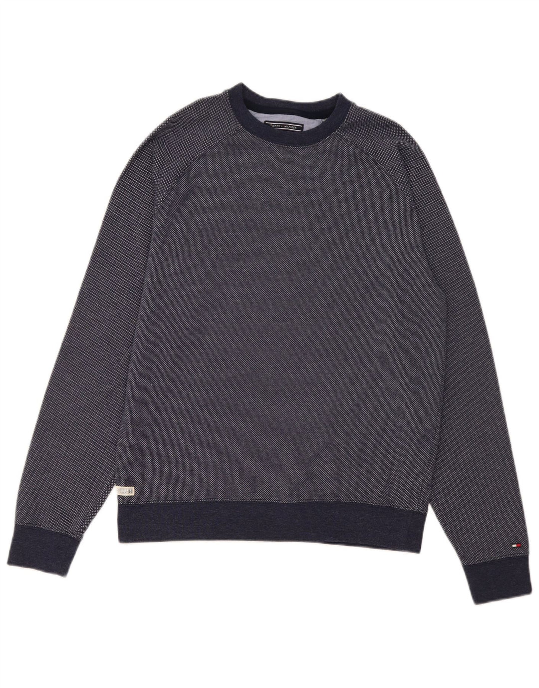Tommy Hilfiger Sweat-Shirt Homme Bleu Marine Moyen Coton