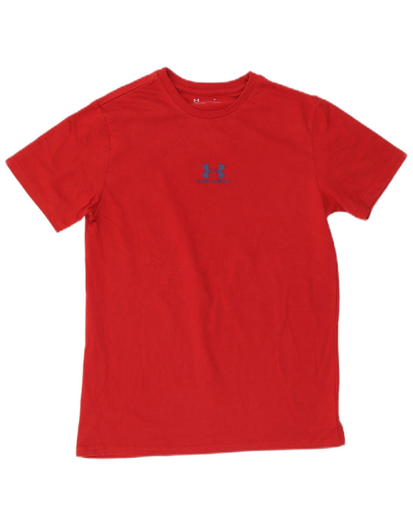 Under Armour T-Shirt Heat Gear Homme Rouge Moyen Coton