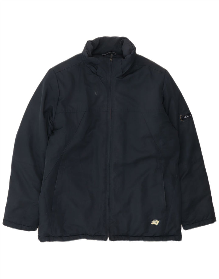 Champion Veste coupe-vent pour homme UK 36 Small Bleu marine Polyester
