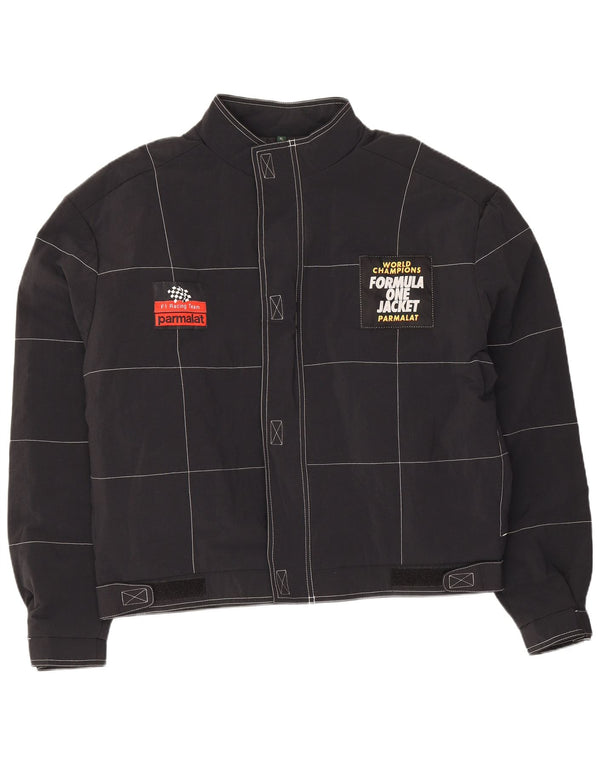 Parmalat Veste de course graphique Formula One pour homme UK 42 XL en nylon noir