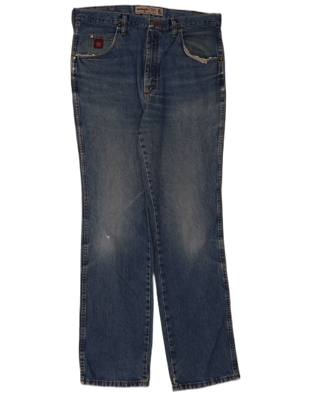 WRANGLER Jean droit homme W36 L34 bleu coton
