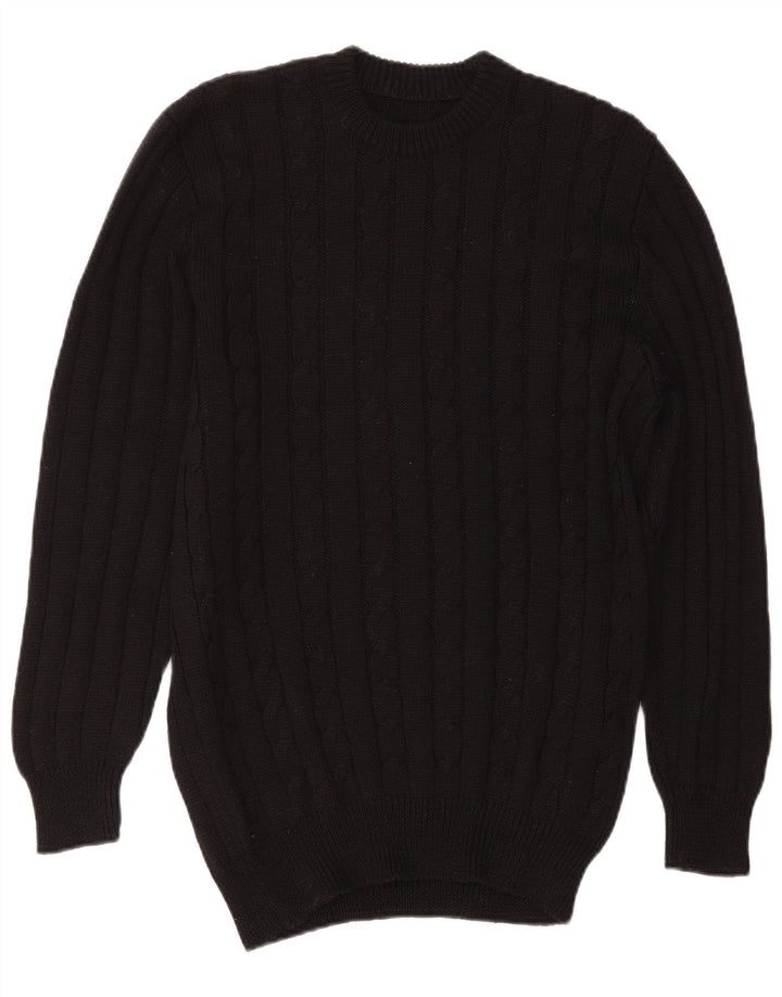 Robe pull femme vintage IT 50 XL laine noire