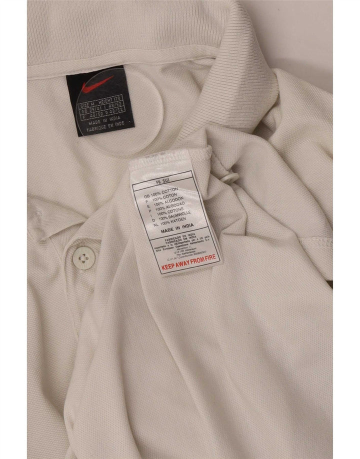 Polo Nike Homme UK 39/41 Coton Blanc Moyen