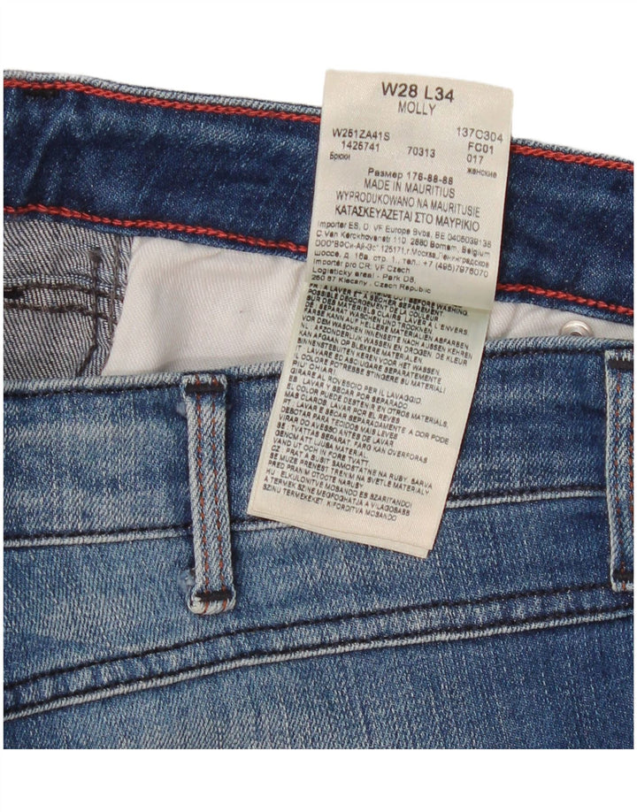Wrangler Jean Slim Molly Femme W28 L34 Bleu Coton