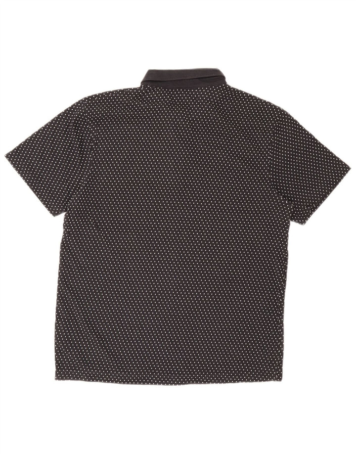 Jack & Jones Polo Homme Bleu Marine Moyen à Pois Coton