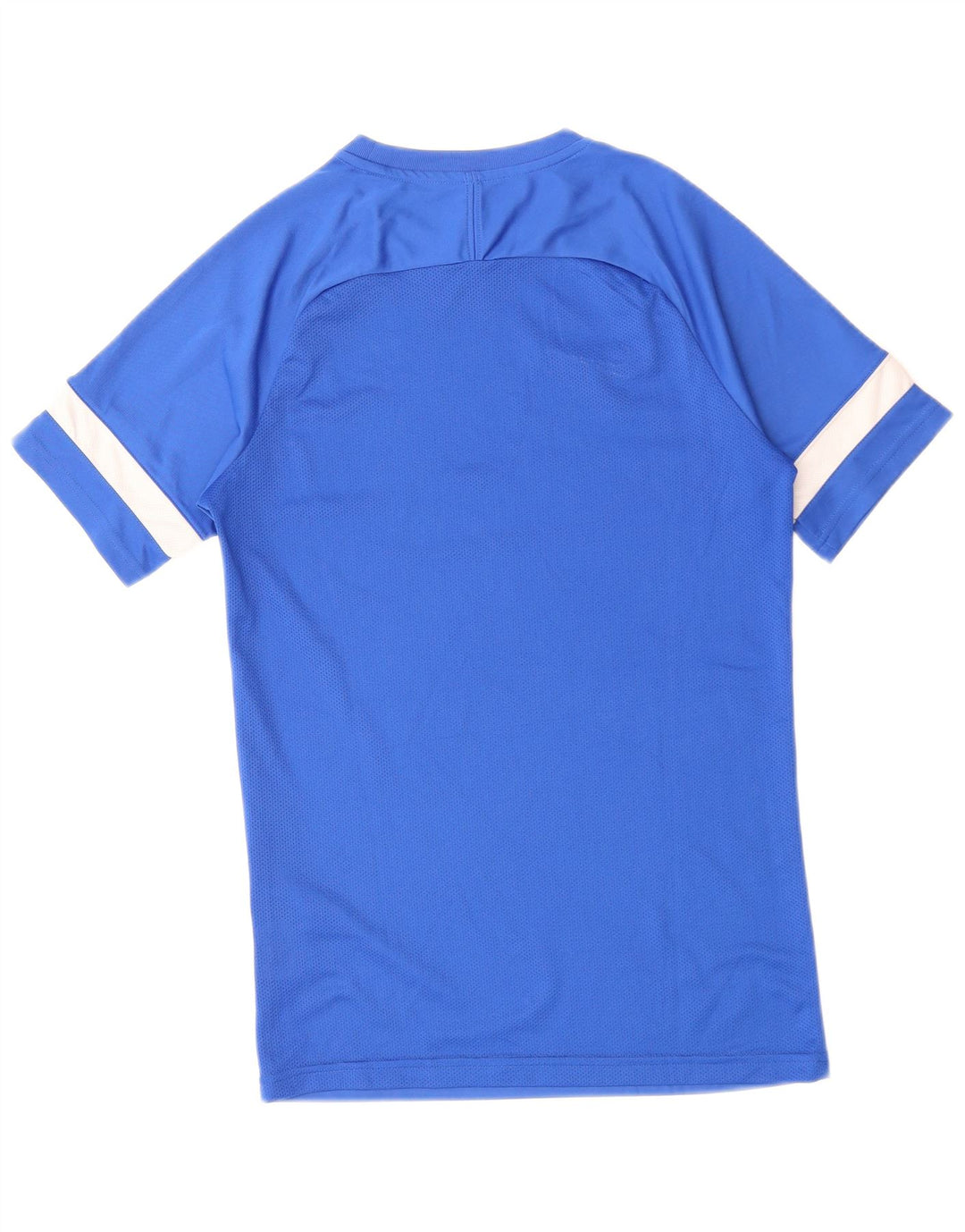 NIKE Hommes Dri Fit T-Shirt Haut Petit Bleu Colorblock Polyester
