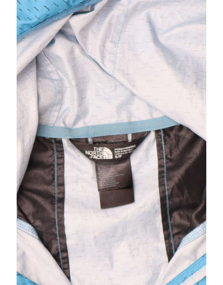 The North Face Veste de pluie à capuche pour homme Small Bleu Polyester