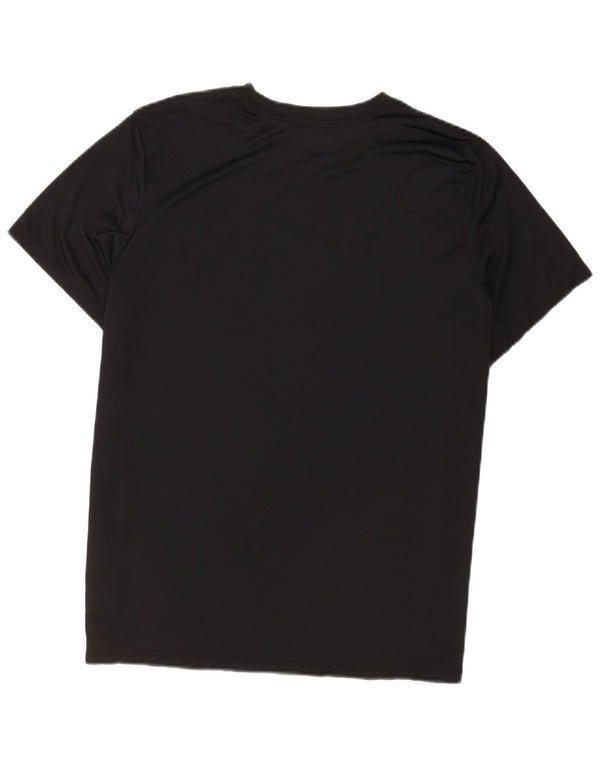 Nike T-shirt graphique pour femme UK 18 XL Noir Polyester Sports