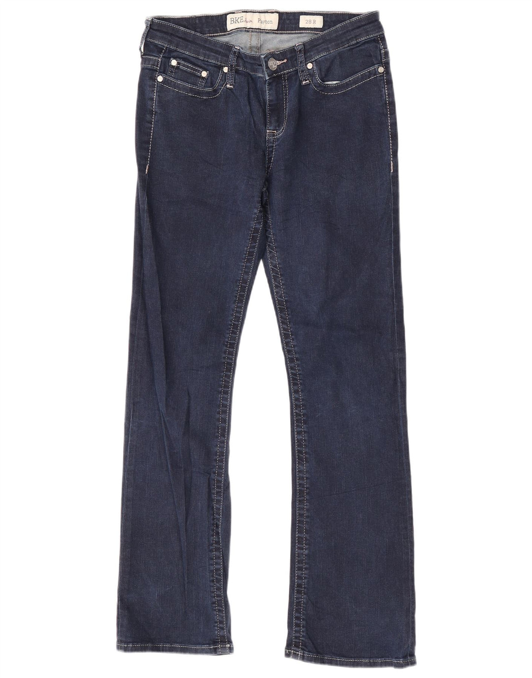 BKE Femme Payton Jean Bootcut Coupe Régulière W28 L31 Bleu Marine Coton