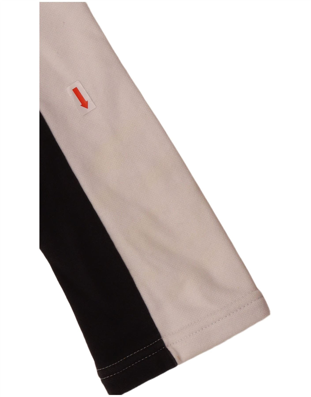 ADIDAS Sweat-shirt court graphique pour femme UK 8 Petit colorblock blanc