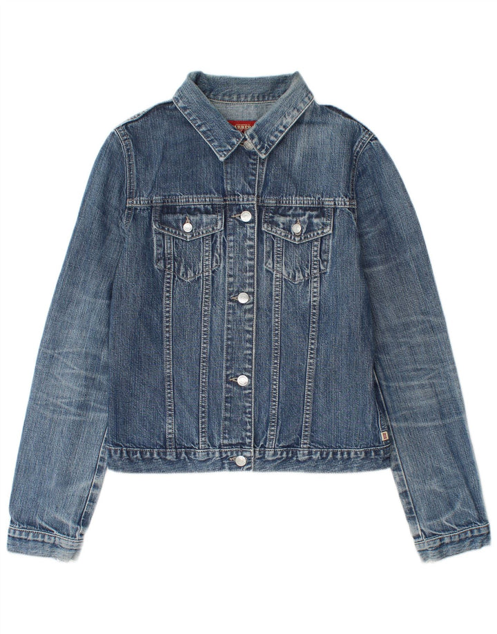 Carrera Veste en jean pour femme UK 12 Bleu moyen Coton