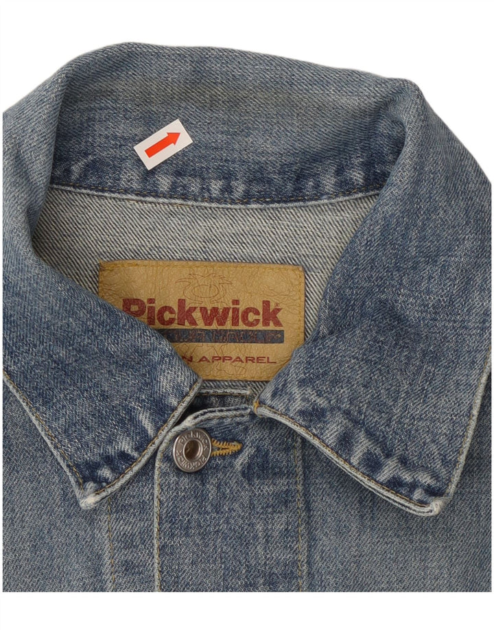 Pickwick Veste en jean pour homme UK 38 Bleu moyen Coton