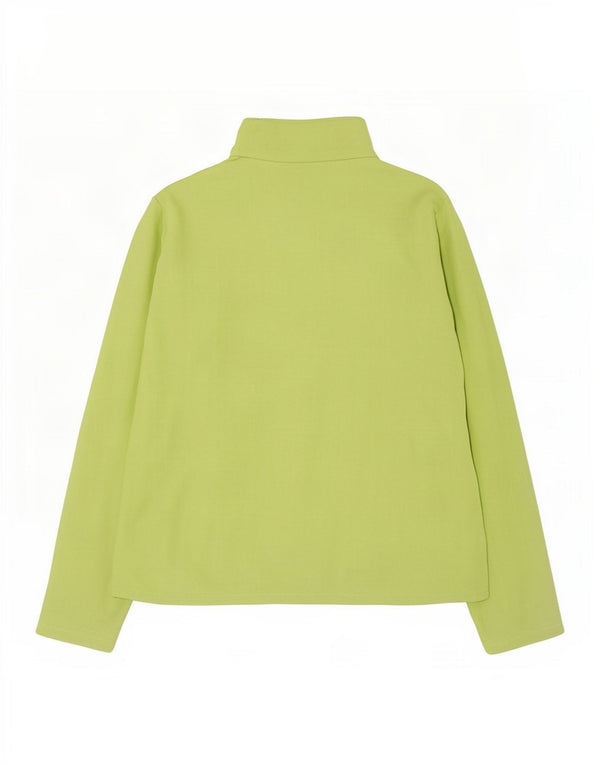 Marks & Spencer Veste polaire pour femme UK 12 Polyester vert moyen