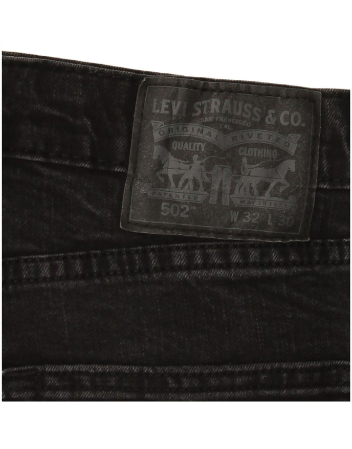 LEVI'S Jean 502 Tapered Homme W32 L30 Coton Noir