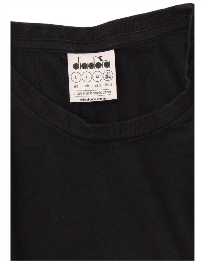 DIADORA Haut Homme Manches Longues Large Noir