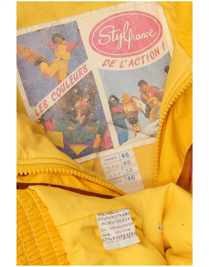 veste de ski homme vintage IT 46 petit polyamide colour block multicolore