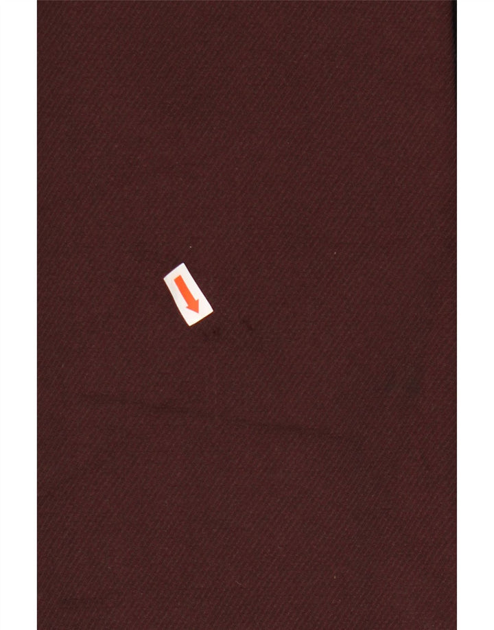 ZARA Femme Gilet Ouvert UK 10 Petit Marron Polyester