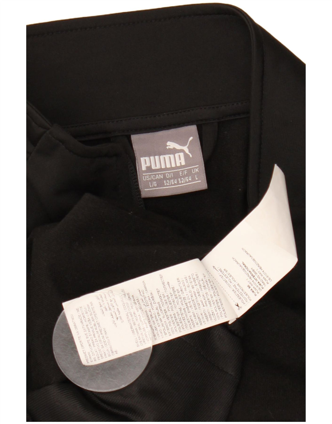 Puma Veste de survêtement pour homme Taille L Noir Polyester