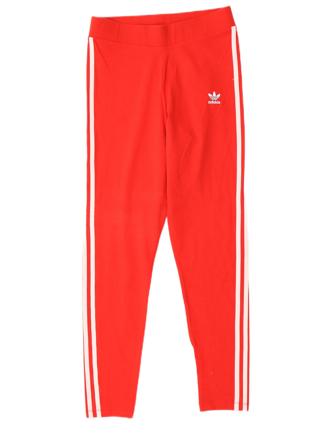 Adidas Leggings Femme UK 14 Coton Rouge Moyen