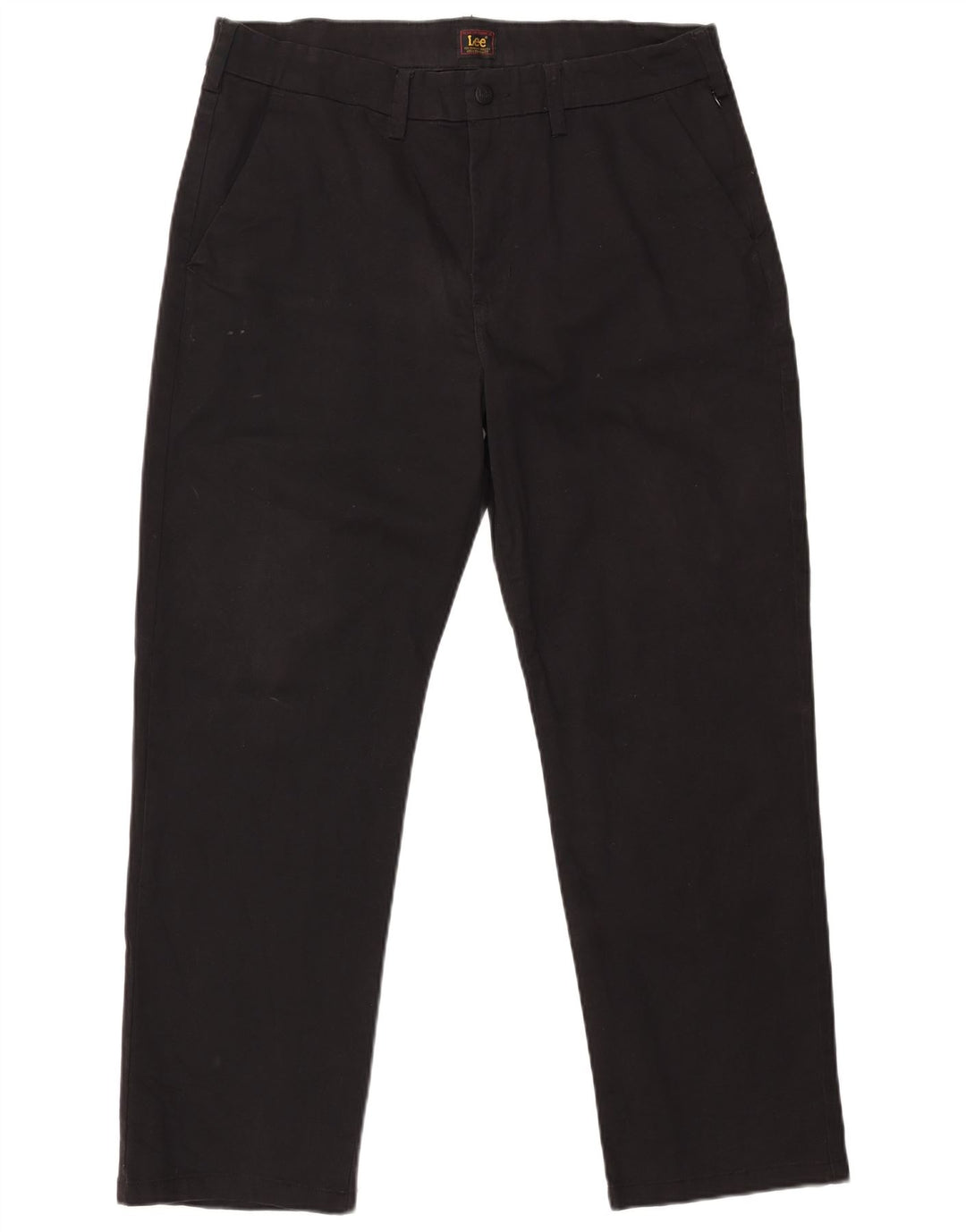 Lee Pantalon Chino Droit Homme W36 L30 Noir Coton