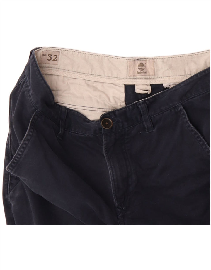 Timberland Pantalon Chino Droit Homme W32 L32 Bleu Marine