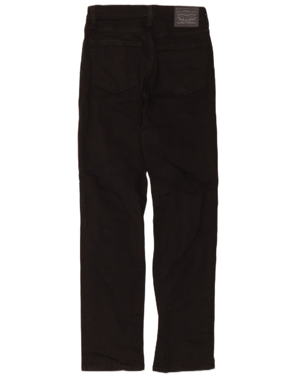 Levi's Jean Droit 724 Taille Haute Femme W28 L30 Coton Noir