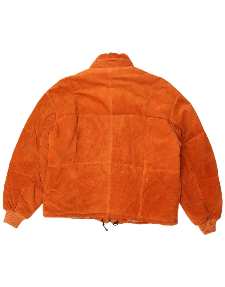 Fox Veste à capuche en daim pour femme UK 18 XL Orange