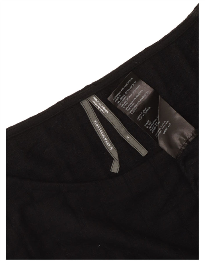 Anthropologie Haut à manches longues pour femme UK 42 Medium Noir Viscose