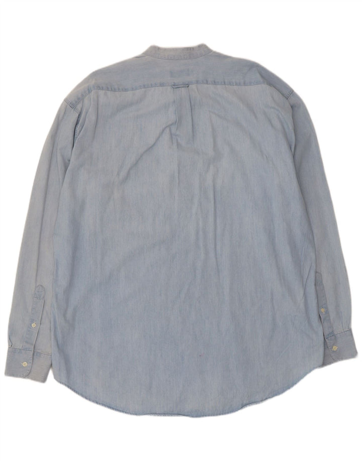 Paul & Shark Chemise pull homme taille 17 1/2 44 XL coton bleu