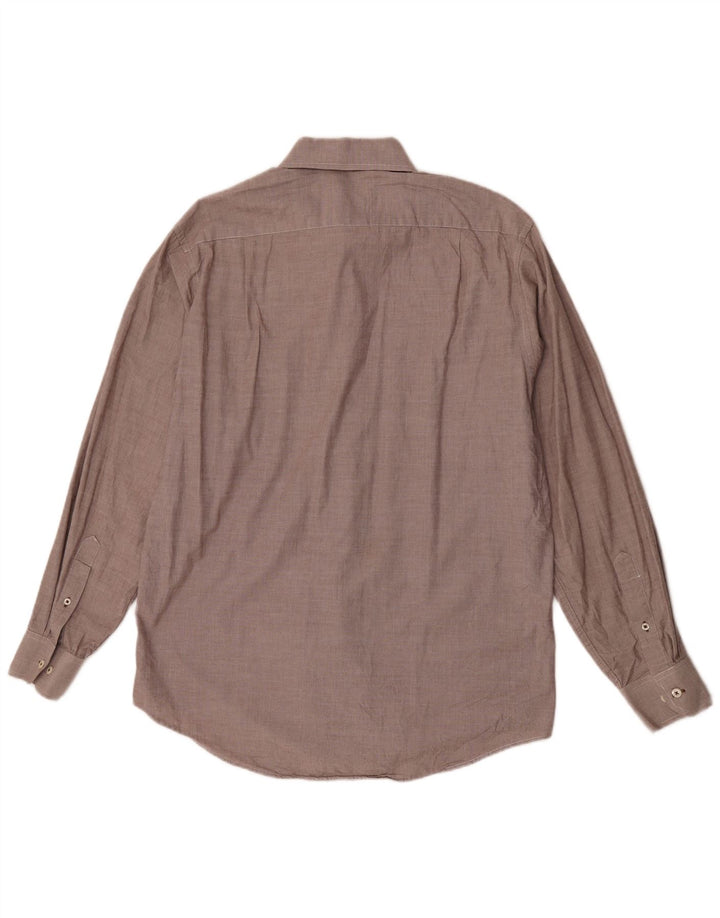 Chemise Homme Izod Coton Marron Moyen