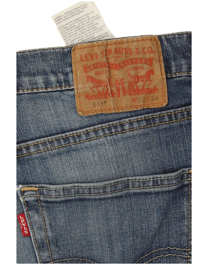 Levi's Jean Slim 511 Homme Bleu W32 L34 Coton