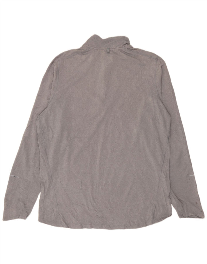 Nike Hommes Dri Fit Pull Pull Survêtement Haut Grand Gris Polyester