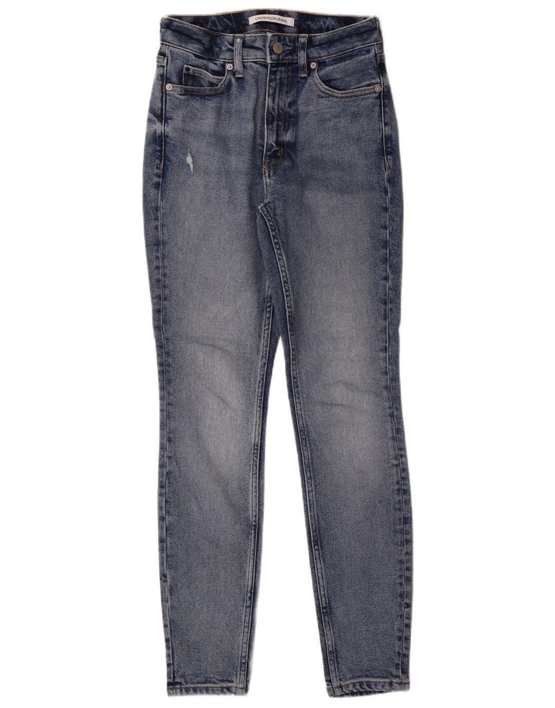Calvin Klein Jean skinny femme W26 L30 bleu coton classique