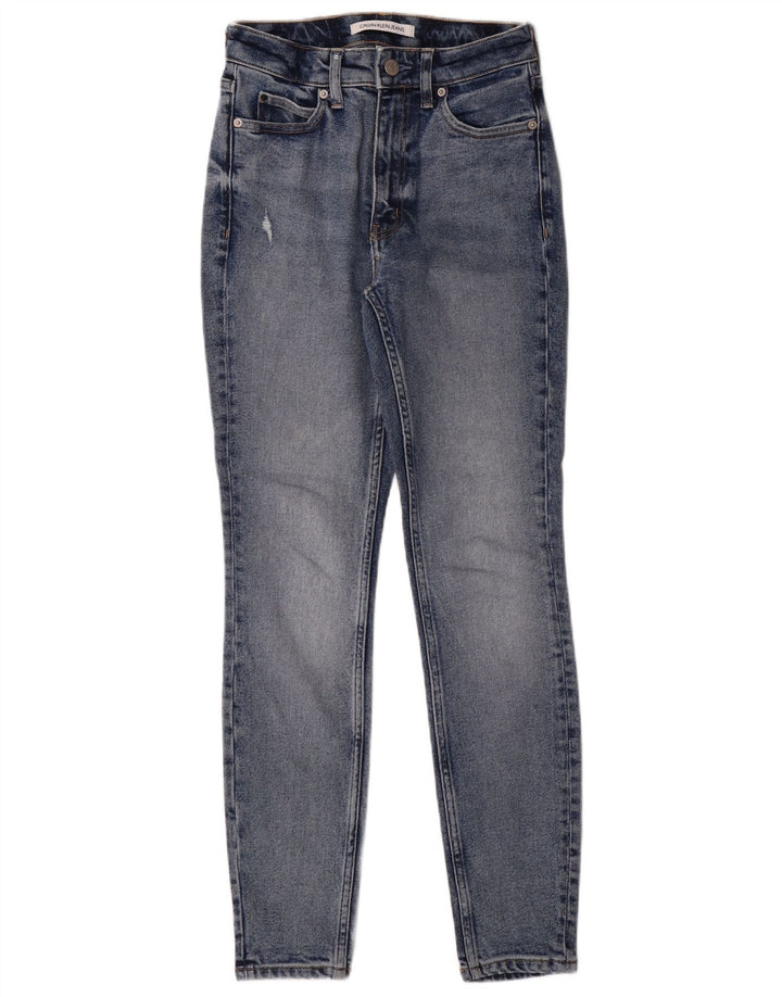 Calvin Klein Jean skinny femme W26 L30 bleu coton classique