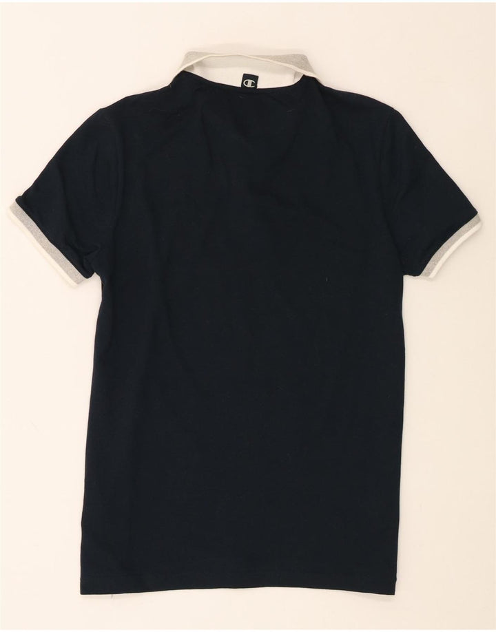 Champion Polo Homme Petit Bleu Marine Coton