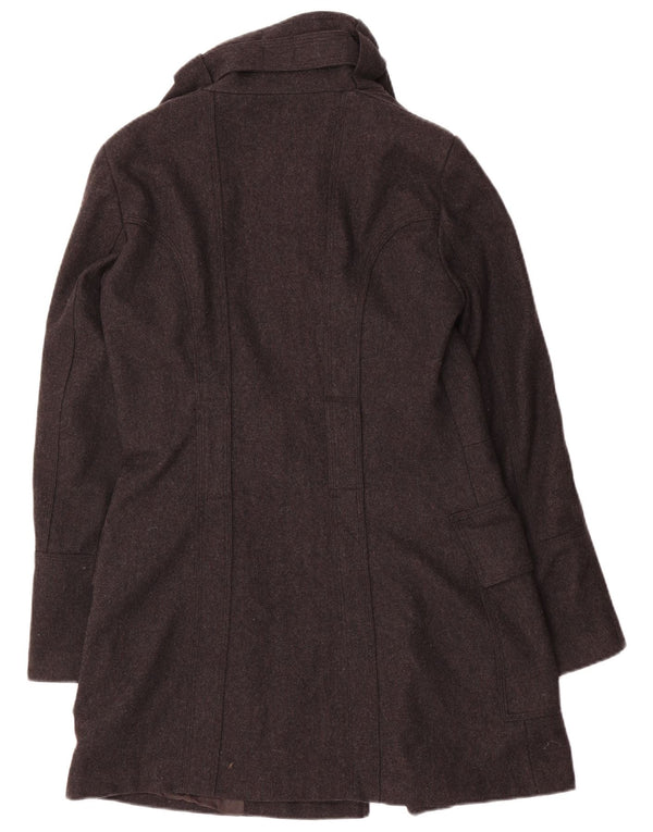 Zara Femme Pardessus UK 14 Grande Laine Grise