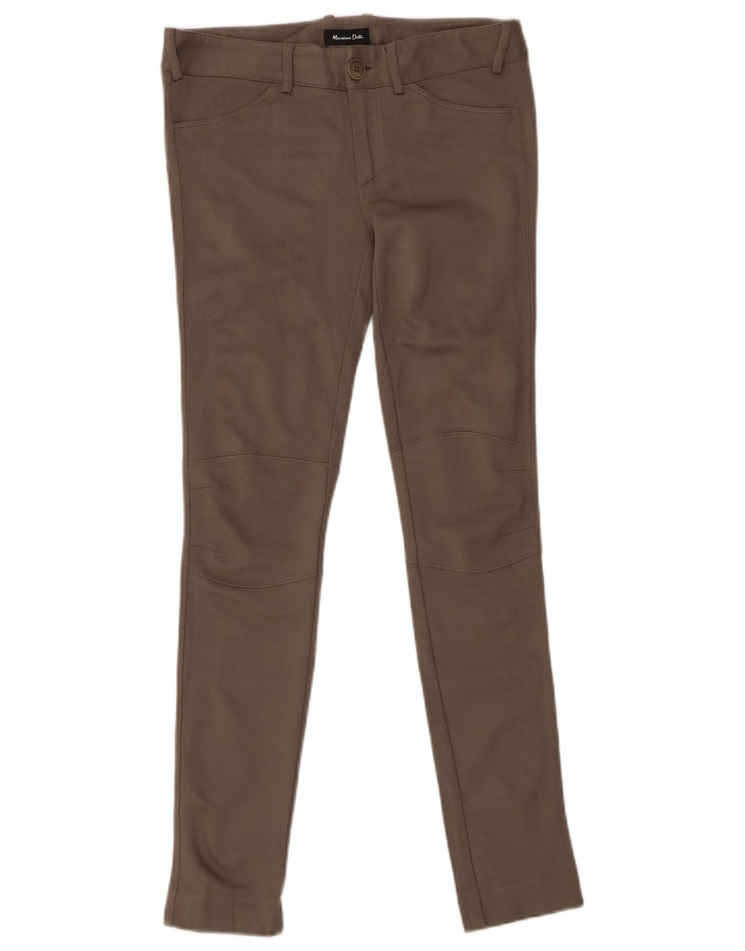 MASSIMO DUTTI Pantalon décontracté skinny pour femme EU 36 XS W26 L29 Kaki Modal