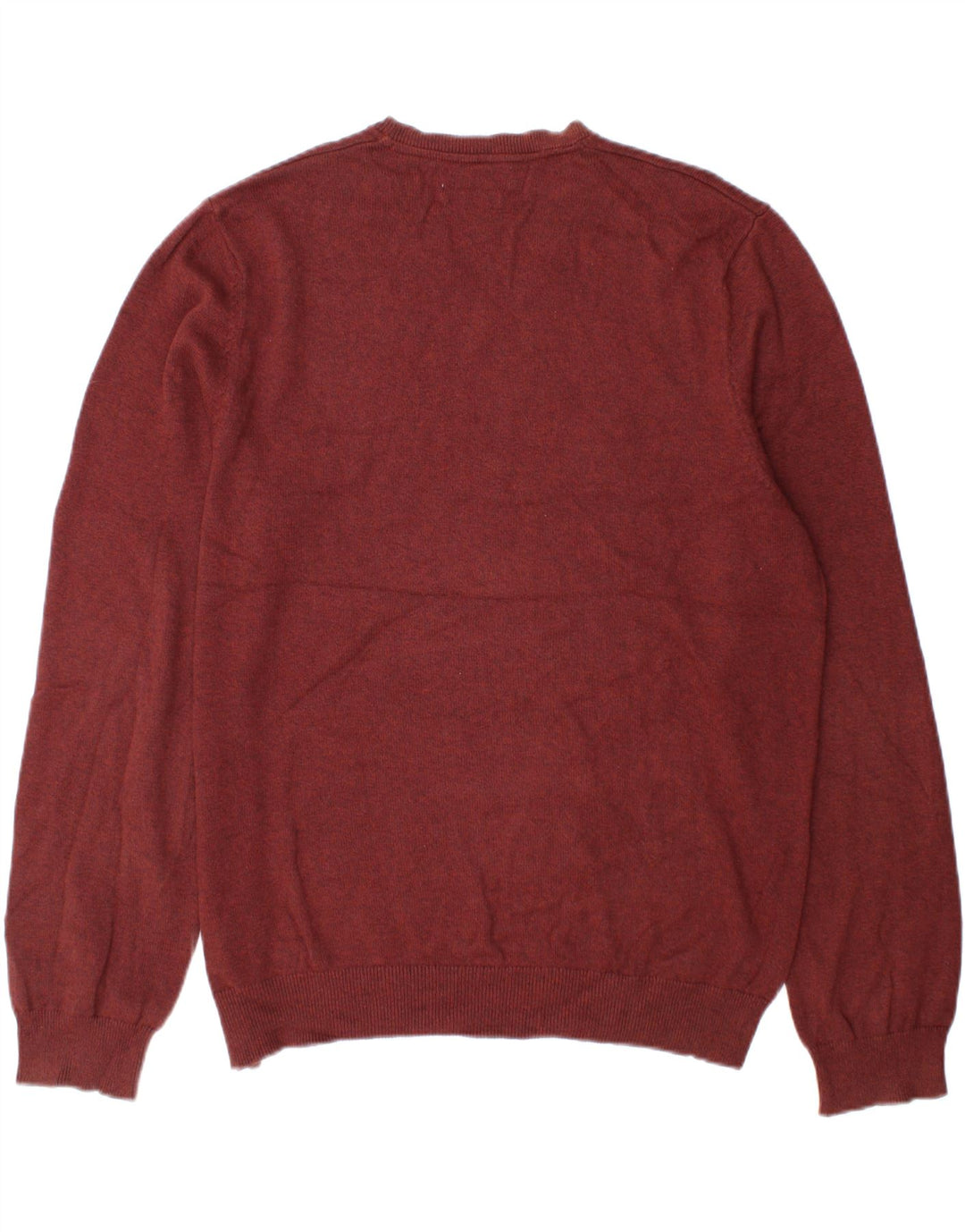 Marks & Spencer Pull col V pour homme XL en coton marron