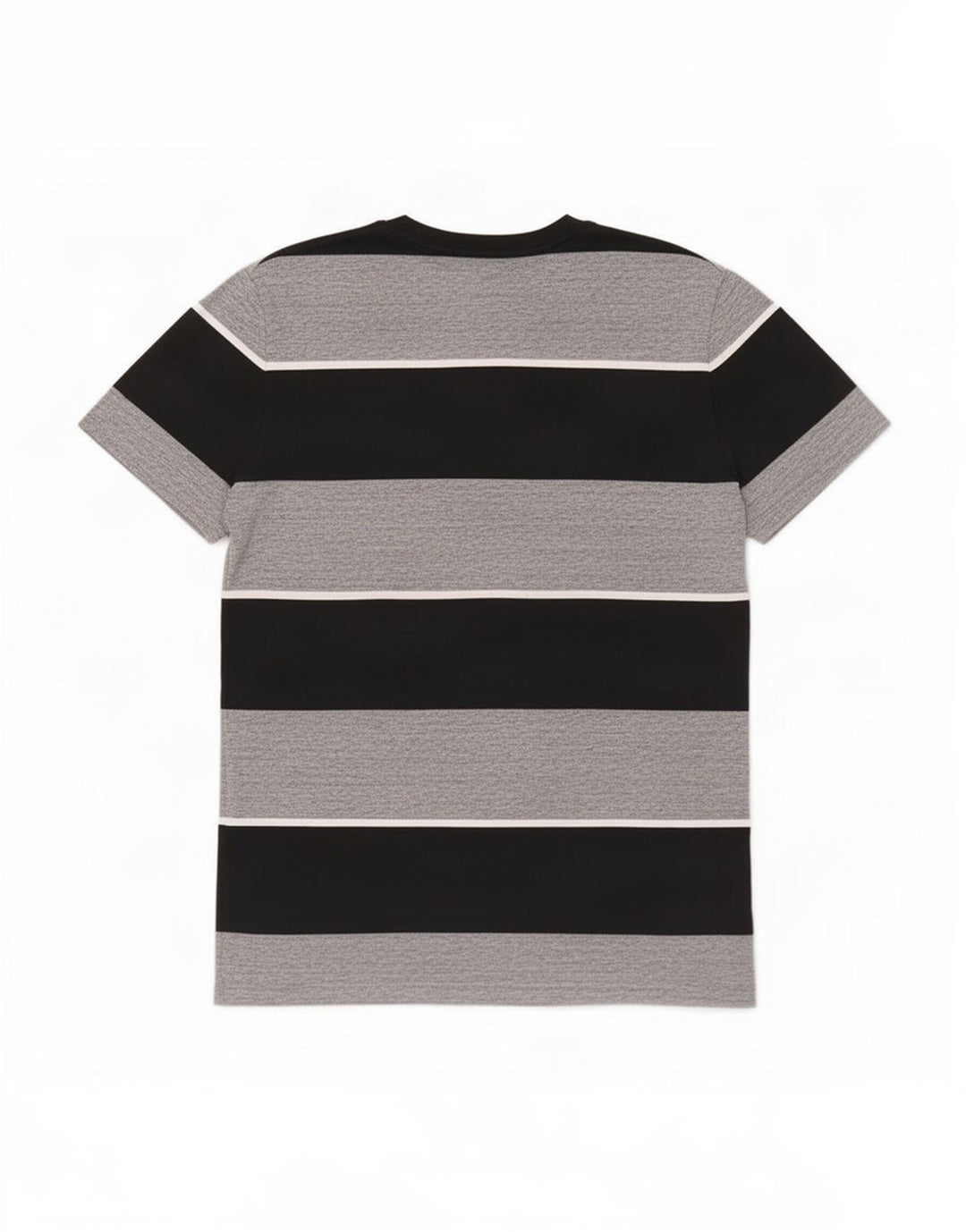 Superdry T-Shirt Homme Gris Moyen Rayé Coton