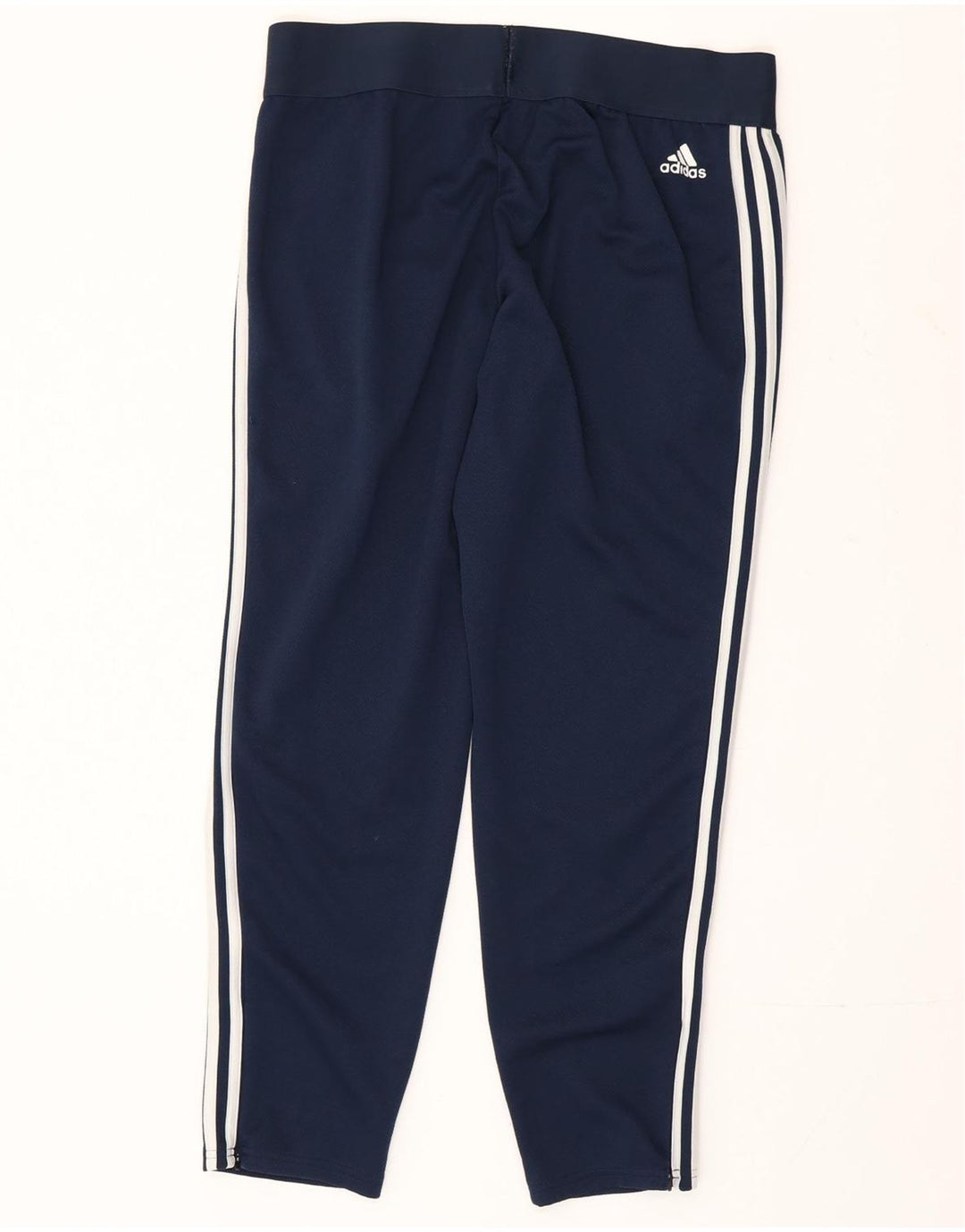 Adidas Pantalon de Survêtement Femme UK 16/18 Large Bleu Marine Polyester